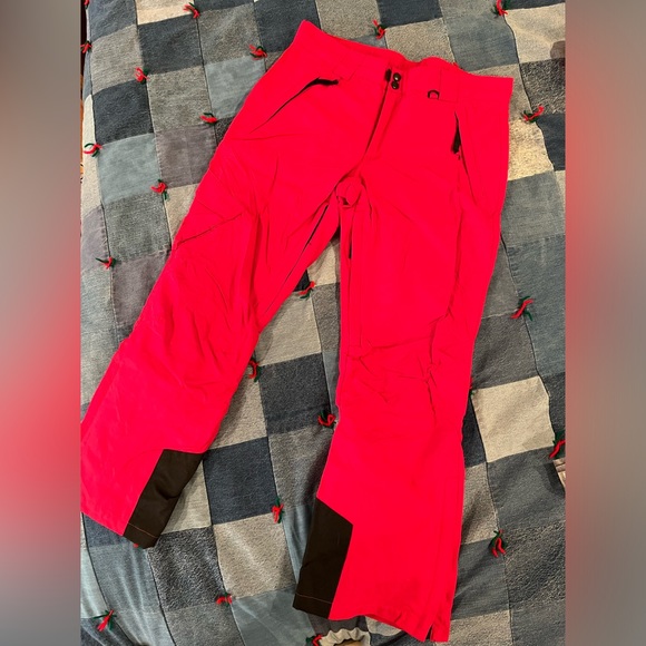 Hot pink ski pants size medium - Picture 3 of 9